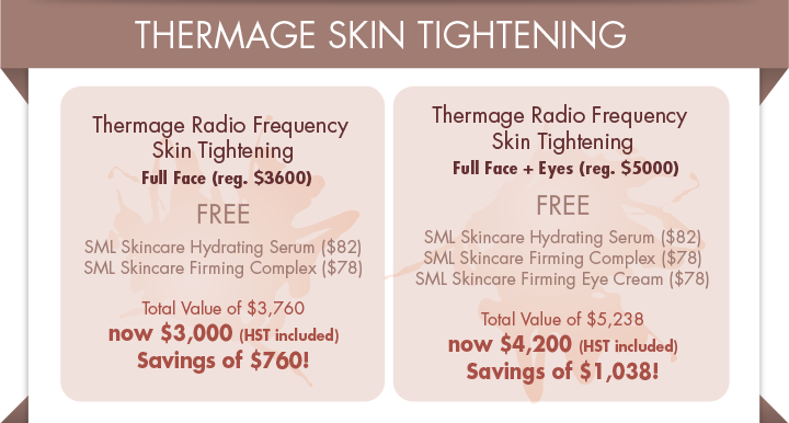 GRAND RE-OPENING SALE THERMAGE SKIN TIGHTENING 
