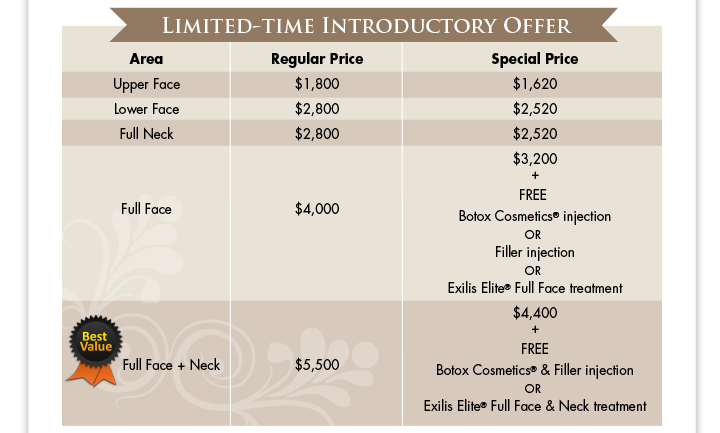 Limited-time Introductory Offer 